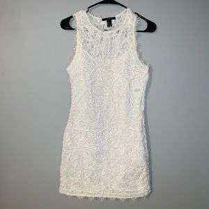 White Lace Tank Dress